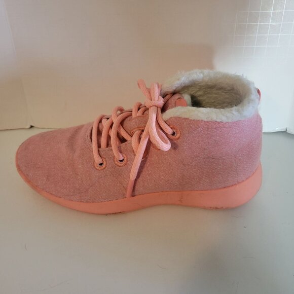 Allbirds Calm Coral Wool Runner-Up Mizzle Fluff Booties Size 9 - Picture 7 of 12